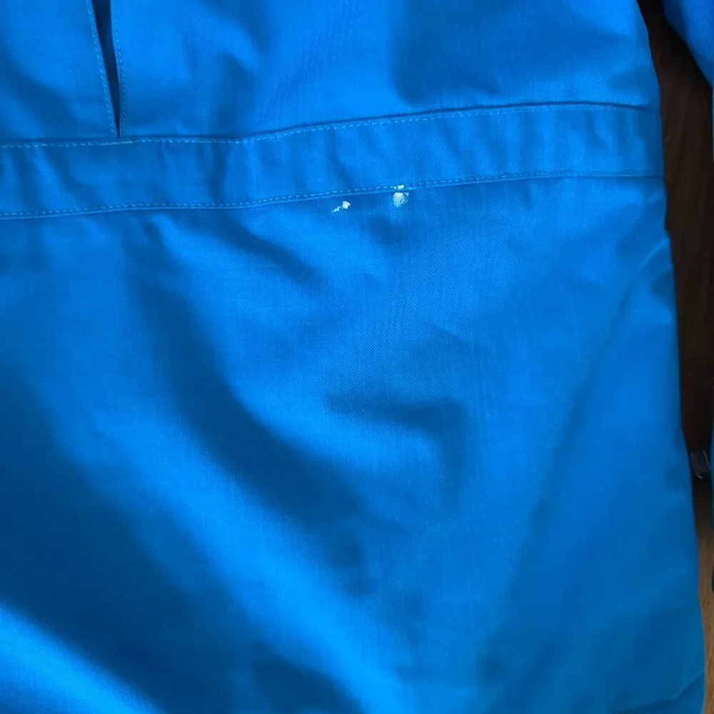 Obermeyer Kids Ski Jacket Size 7 Blue Removable Hood Winter Coat